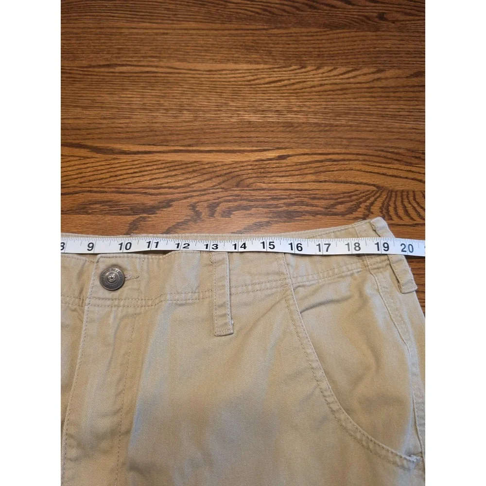 True Religion Cargo Shorts‎ Mens Size 36 Tan 100% Cotton 12.5